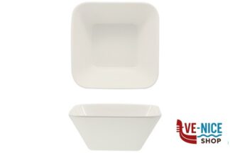 porcellana B.B. WHITE-COPPA QUADRA CM.19,5X19,5X8 BA0105 IMPORT TAVOLA PROFESSIONAL