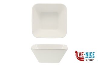 porcellana B.B. WHITE-COPPETTA QUADRA CM.11,2X11,2X5,6 BA0105-2 IMPORT TAVOLA PROFESSIONAL