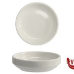 porcellana B.B. WHITE-COPPETTA TONDA IMPILABILE CM.8X2,2  BA1026 IMPORT TAVOLA PROFESSIONAL