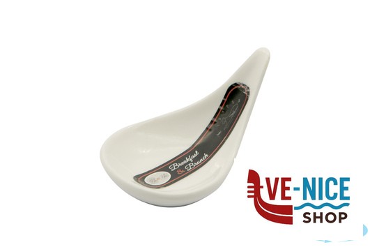porcellana B.B. WHITE-CUCCHIAIO FINGER CM.8X5,3XH.4,6 BA1288 IMPORT TAVOLA PROFESSIONAL - immagine 2