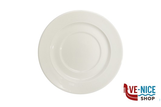 porcellana B.B. WHITE-PIATTINO THE IMPILABILE CM 13 BA2497 IMPORT TAVOLA PROFESSIONAL