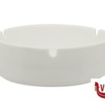 porcellana B.B. WHITE-POSACENERE PORCELLANA CM.11X11X3,7 IMPORT TAVOLA PROFESSIONAL