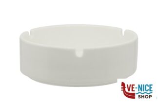 porcellana B.B. WHITE-POSACENERE PORCELLANA CM.11X11X3,7 IMPORT TAVOLA PROFESSIONAL