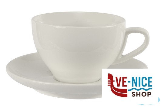 porcellana B.B. WHITE-PIATTINO COLAZIONE CM 16,7 BA2835 IMPORT TAVOLA PROFESSIONAL - immagine 2