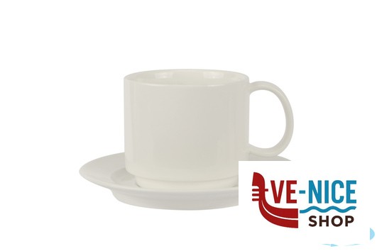 porcellana B.B. WHITE-PIATTINO THE IMPILABILE CM 13 BA2497 IMPORT TAVOLA PROFESSIONAL - immagine 2