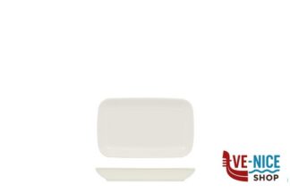 porcellana B.B. WHITE-VASSOIO RETTANGOLARE CM.14,2X8,9X2  BA1148-3 IMPORT TAVOLA PROFESSIONAL