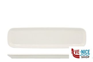 porcellana B.B. WHITE-VASSOIO RETTANGOLARE CM.45,3X12X2,4 BA1148 IMPORT TAVOLA PROFESSIONAL