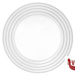 vetro/opale BAGUETTE - SOTTOPIATTO VETRO CM 32 VETRERIE RIUNITE