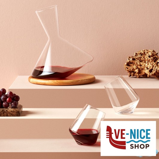 caraffe/decanter BALANCE - DECANTER LT.1 H.24,5 NUDE PASABAHCE - immagine 3