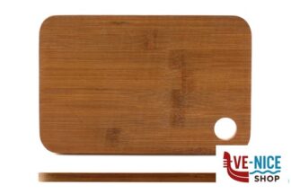 sottopentole BAMBOO DARK-TAGLIERE RETTANGOLARE CM 23X15XH.1 CON FORO IDEALE DA APPENDERE KESPER F.ANTON GMBH