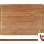 taglieri/mattarelli BAMBOO DARK-TAGLIERE RETTANGOLARE CM 38X25XH.1,6 CON SCANALATURA KESPER F.ANTON GMBH