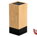 taglieri/mattarelli BAMBOO-NERO-CEPPO PORTACOLTELLI CM 10X10XH.23   SOLO CEPPO SENZA I COLTELLI KESPER F.ANTON GMBH