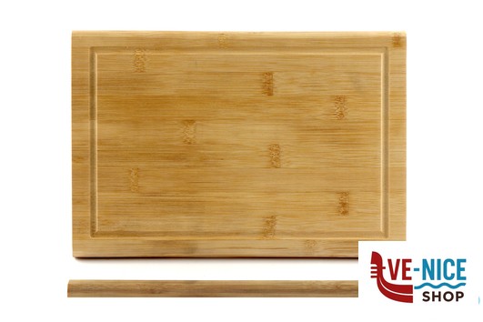 taglieri/mattarelli BAMBOO-TAGLIERE RETTANGOLARE CM 31X21XH.1,6 CON SCANALATURA KESPER F.ANTON GMBH