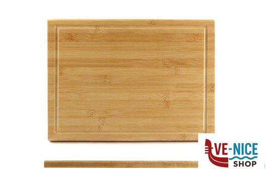 taglieri/mattarelli BAMBOO-TAGLIERE RETTANGOLARE CM 38X28XH.1,6 CON SCANALATURA KESPER F.ANTON GMBH