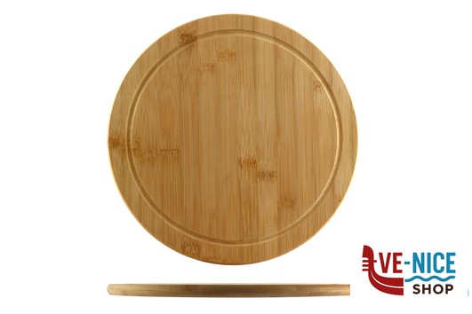 taglieri/mattarelli BAMBOO-TAGLIERE TONDO CM 30 H.1,3 CON SCANALATURA KESPER F.ANTON GMBH
