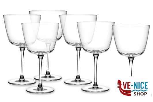 altri calici BARGIANI-CONFEZIONE 6 CALICI COCKTAIL SPRITZ CL33 H17 NUDE PASABAHCE