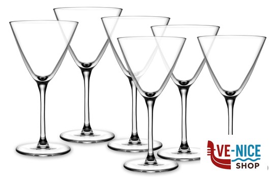 calici vino BARGIANI - CONFEZIONE 6 CALICI MARTINI CL 19 H.17 NUDE PASABAHCE