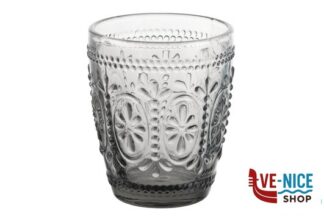 vetro BAROQUE GRIGIO-BICCHIERE ACQUA CL29 P91410 IMPORT TAVOLA PROFESSIONAL