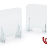 pulizia-igiene BARRIERA PROTETTIVA CON PASSACARTE CM.60X30XH.90 PLEX TRASPARENTE 5MM. MOD.B  DIV6600 MARTELLATO SRL