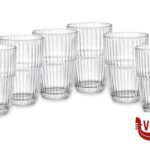 bicchieri bibita BARSHINE CONFEZIONE 6 BICCHIERI LONG DRINK CL 38 TEMPERATO E IMPILABILE 127312 BORMIOLI ROCCO