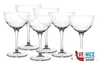 vetro BARTENDER NOVECENTO-CONFEZIONE 6 CALICI MARTINI CL 23,5 122112 BORMIOLI ROCCO
