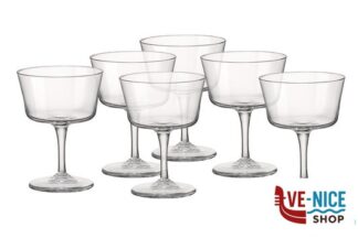 vetro BARTENDER NOVECENTO-CONFEZIONE 6 CALICI FIZZ CL 22 122114 BORMIOLI ROCCO