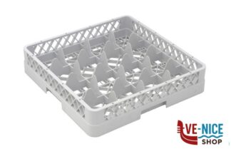 pulizia-igiene BASE 16 SCOMPARTI GRIGIA CM.50X50 PER LAVASTOVIGLIE RBASE16 INOX MACEL