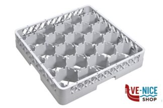 pulizia-igiene BASE 20 SCOMPARTI GRIGIA CM.50X50 PER LAVASTOVIGLIE RBASE20E INOX MACEL