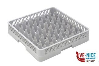 pulizia-igiene BASE 49 SCOMPARTI GRIGIA CM.50X50 PER LAVASTOVIGLIE RBASE49 INOX MACEL