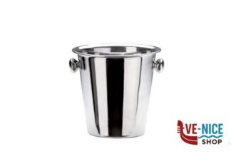 glacette/secchiello ghiaccio BASIC-SECCHIELLO CHAMPAGNE ACCIAIO INOX CON MANIGLIE 21,5 H 21CM 90605013 ABERT