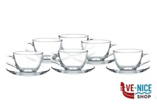 vetro/opale BASIC TRASP SCATOLA 6 TAZZE THE CL.215 C.P. 97948 PASABAHCE