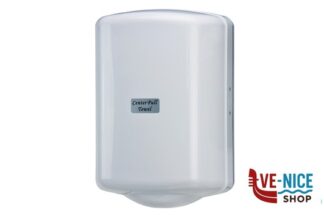 pulizia-igiene BASICA-DISTRIBUTORE CARTA A SROTOLAMENTO CENTRALE BIANCO CM 21,3X21 H 35,6 104025 MEDIAL INTERNATIONAL SPA SOCIO UNICO