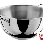 preparazione cibi BASTARDELLA SEMISFERERICA CON MANIGLIE INOX 1810  CM 34 50903934 PINTI INOX