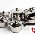 batteria di pentole BATTERIA 12 PEZZI INOX IMPERIAL IMPORT COTTURA