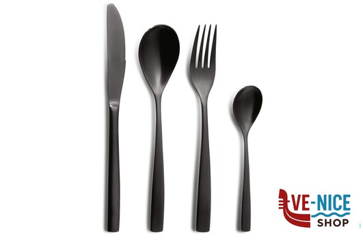 servizi BCN - BARCELONA NEGRO SET 24 POSATE COMAS