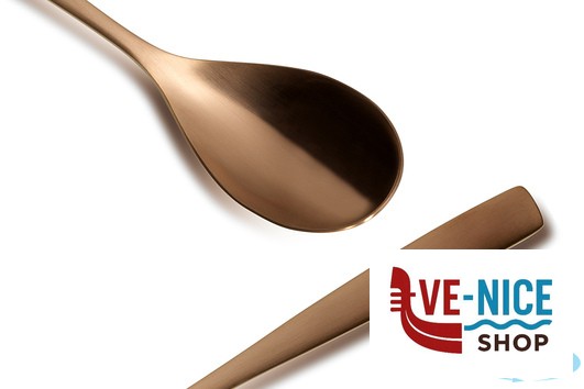 acciaio BCN - BARCELONA COBRE CUCCHIAIO FRUTTA RAME 2,5 MM COMAS - immagine 2
