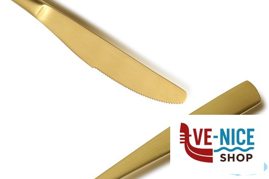 acciaio BCN - BARCELONA ORO COLTELLO TAVOLA COMAS - immagine 2