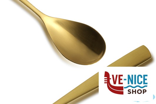 acciaio BCN - BARCELONA ORO CUCCHIAIO MOKA COMAS
