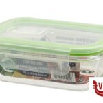 vetro BE FRESH-CONTENITORE RETTANGOLARE 370ML CM.14,5X10,4X4,6 IN VETRO BOROSILICATO IMPORT CUCINA