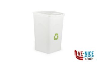 pattumiere BE GREEN PATTUMIERA BIANCA PLASTICA 50 LITRI 70601 STEFANPLAST