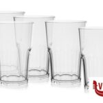 plastica BICCHIERE GRANITY CLEAR CL 40 IN CONFEZIONE DA 5 PEZZI- IN POLISTIRENE TRASPARENTE- FM-63 BREVETTI WAF