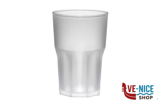 plastica BICCHIERE GRANITY FROST CL 40 CONFEZIONE 5 PEZZI IN SAN TRASPARENTE SATINATO L'ABBREVIAZIONE SAN SI INDICA LO STIROLOACRILONITRILE OVVERO IL COPOL BREVETTI WAF