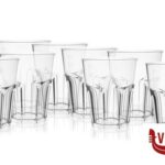 plastica BICCHIERE ROX CLEAR CL 29 IN CONFEZIONE DA 8 PEZZI IN POLISTIRENE TRASPARENTE- FM-65 BREVETTI WAF