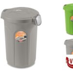 pattumiere BIDONE CON COPERCHIO JERRY LT.23 TORTORA-VERDE 70325 STEFANPLAST