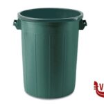 pattumiere BIDONE PORTA IMMONDIZIA VERDE LT.70 CM 45X60- SENZA COPERCHIO - 25088 STEFANPLAST