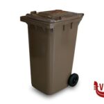 pattumiere BIDONE RACCOLTA DIFFERENZIATA LT.120 MARRONE  1-120-5BRB MOBIL PLASTIC