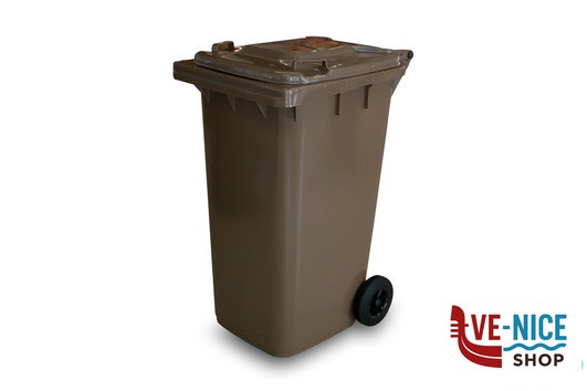 pattumiere BIDONE RACCOLTA DIFFERENZIATA LT.120 MARRONE 1-120-5BRB MOBIL PLASTIC