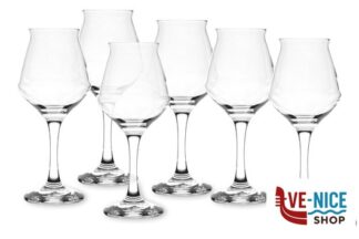 vetro BIER SOMMELIER - CONFEZIONE 6 CALICI BIRRA 400 SC.NEUTRA BORGONOVO