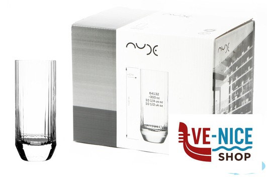 vetro BIG TOP - CONFEZIONE 6 BICCHIERI HIGHBALL CL 30 64132 NUDE PASABAHCE - immagine 3