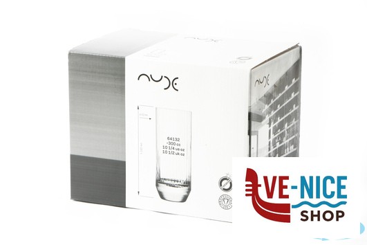 vetro BIG TOP - CONFEZIONE 6 BICCHIERI HIGHBALL CL 30 64132 NUDE PASABAHCE - immagine 4